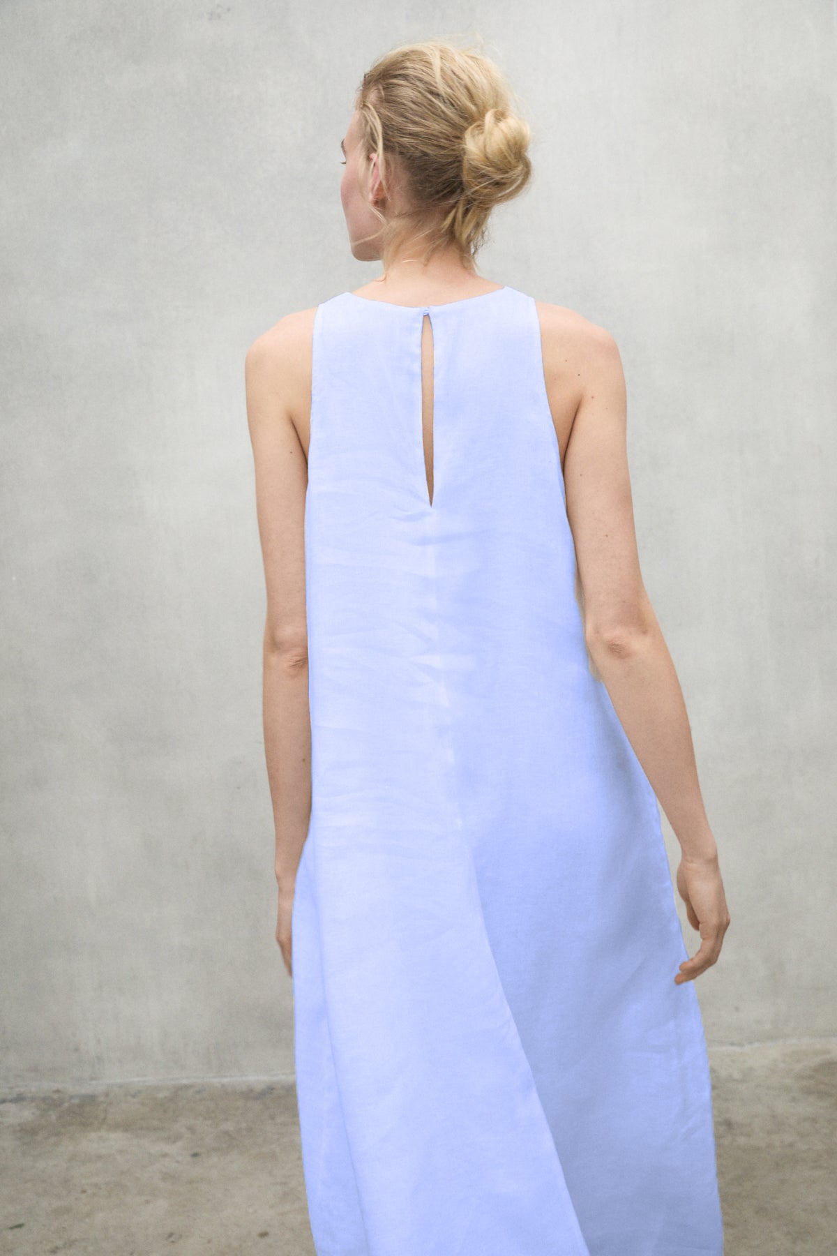 KLEID UKARA HELLBLAU
