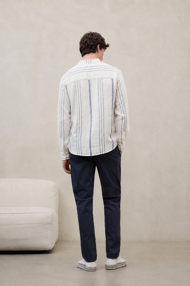 CAMISA DE RAYAS WILLY BLANCA
