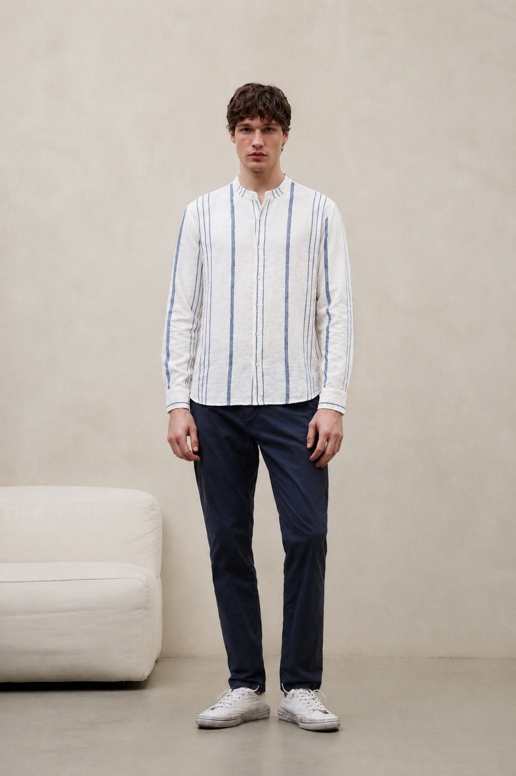 CHEMISE RAYÉE WILLY BLANC