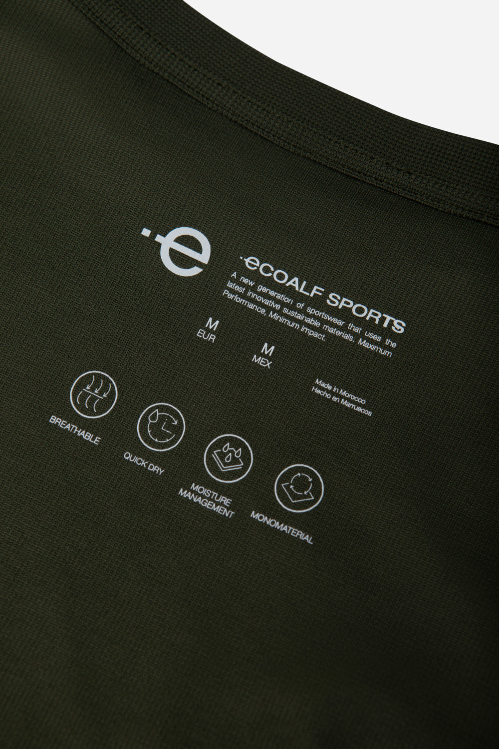 T-SHIRT EXPLORER À MANCHES LONGUES VAL UNISEX VERT