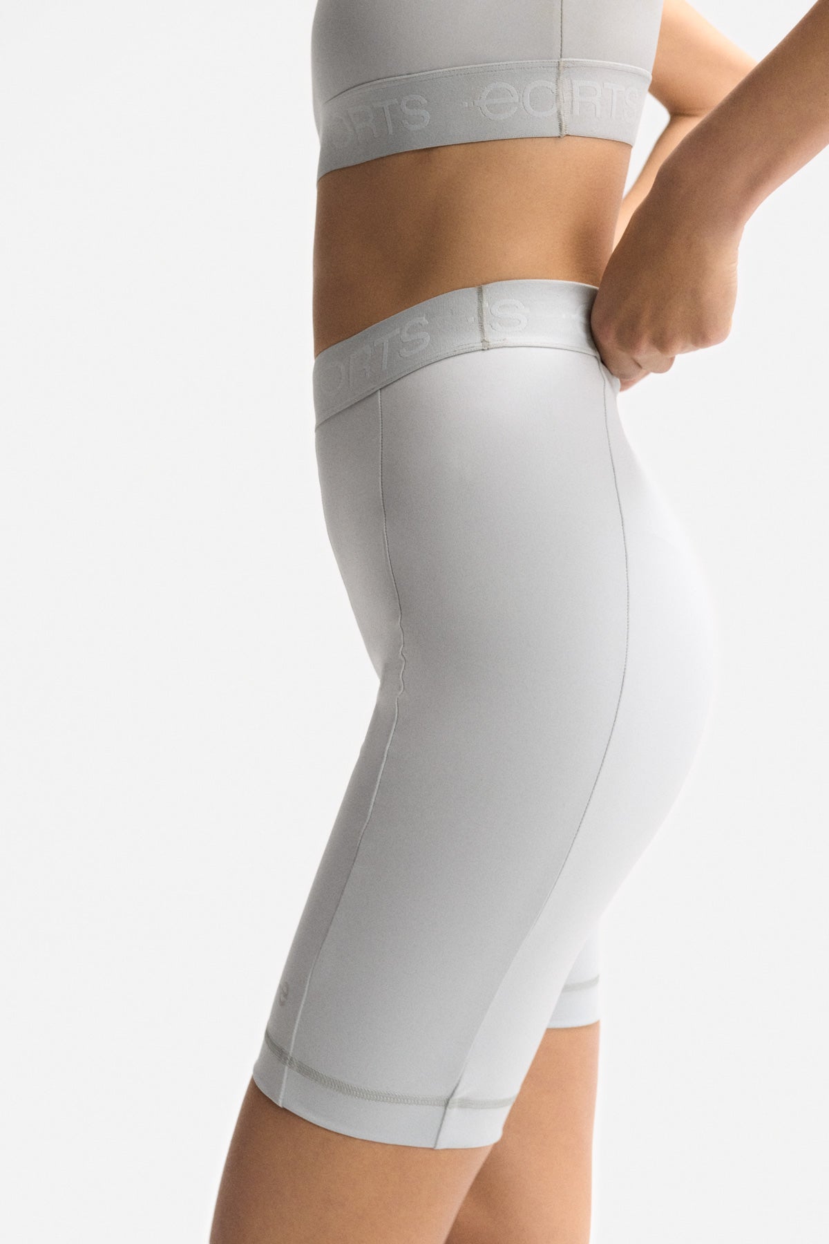 LEGGINGS CORTI ROME GRIGI