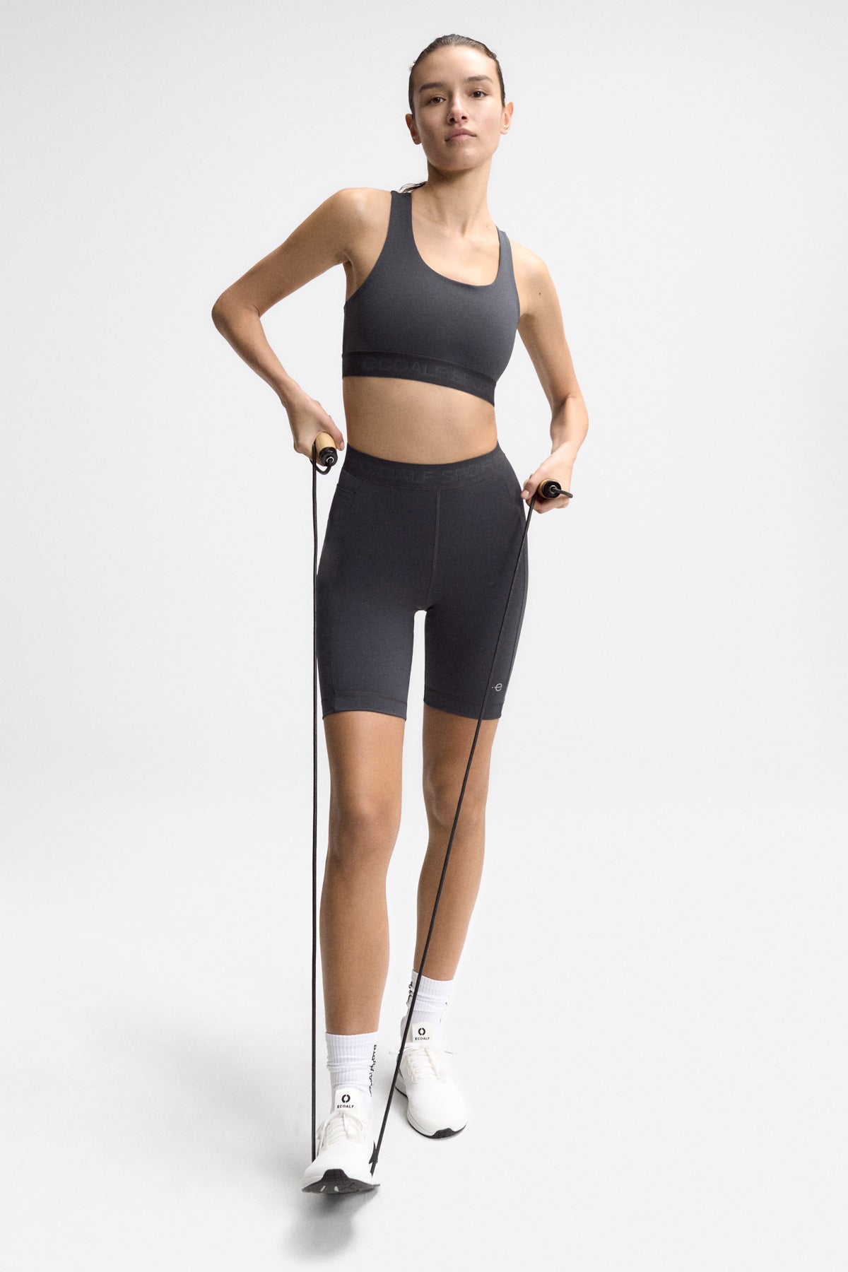 LEGGINGS CORTOS ROME GRISES
