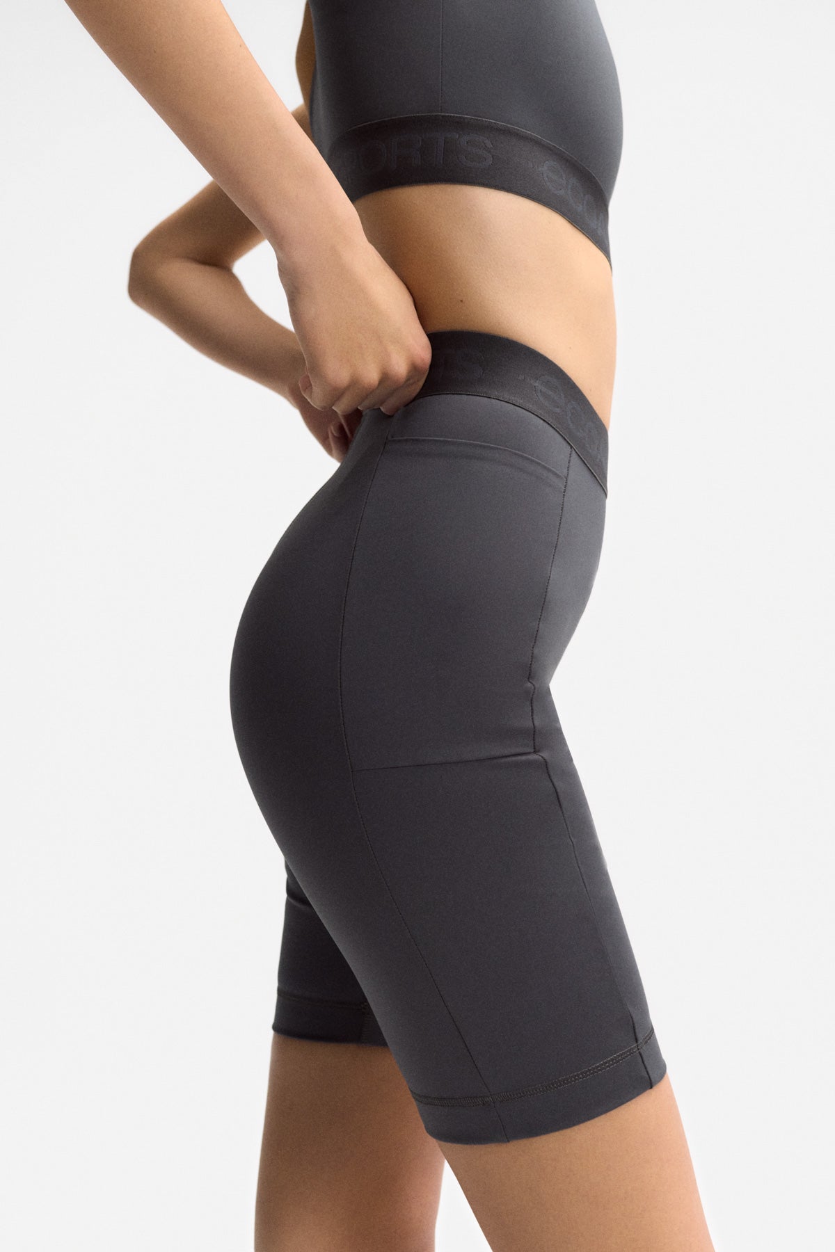 LEGGINGS CORTOS ROME GRISES