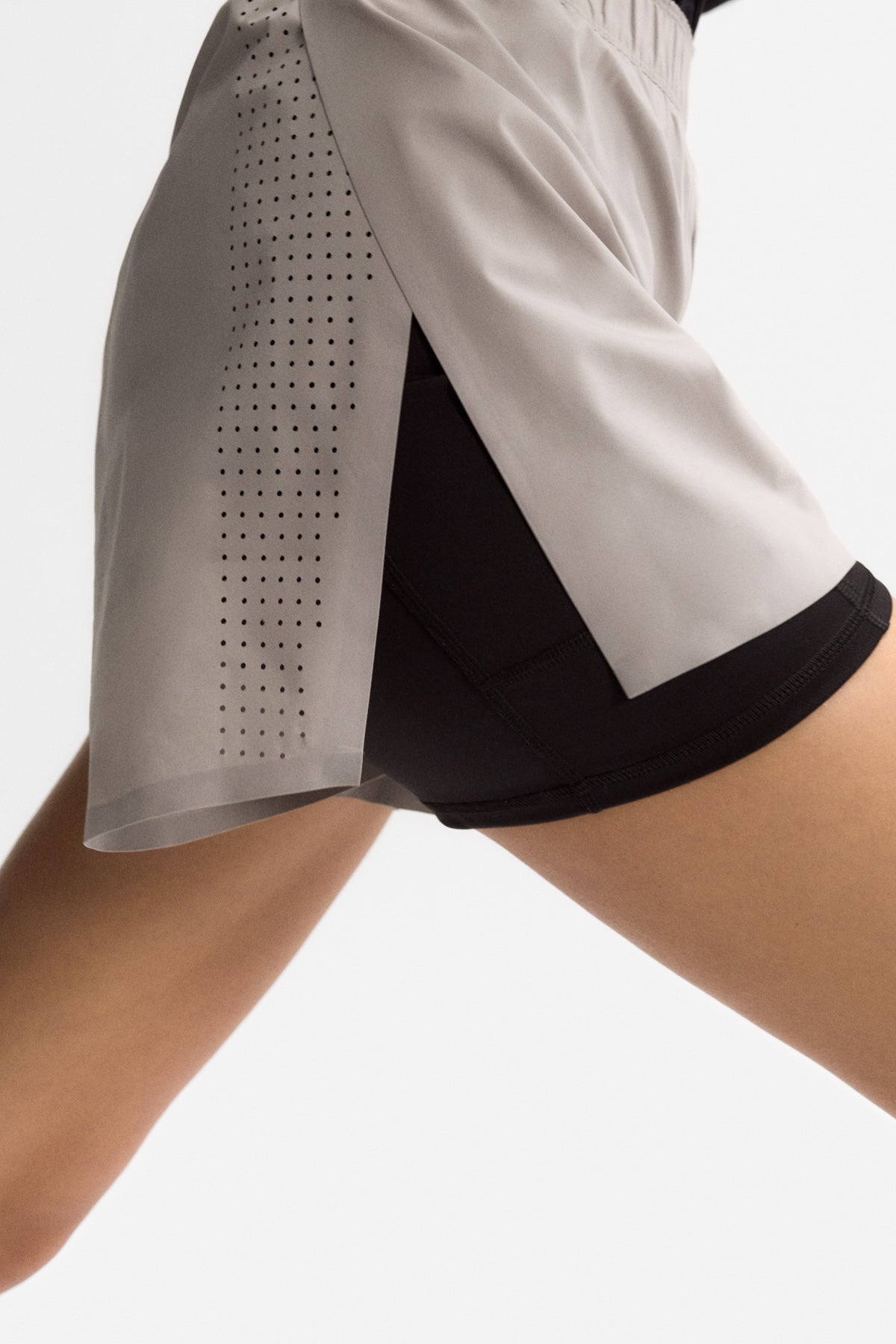NEW YORK RACE KURZE DAMEN-HOSE GRAU